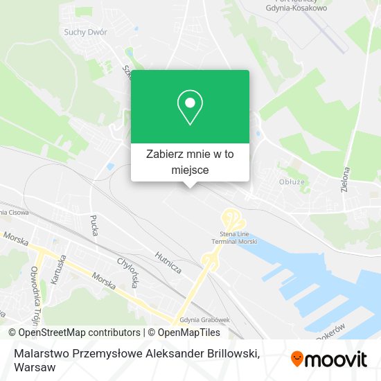 Mapa Malarstwo Przemysłowe Aleksander Brillowski