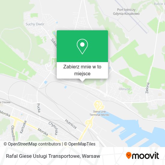 Mapa Rafal Giese Uslugi Transportowe