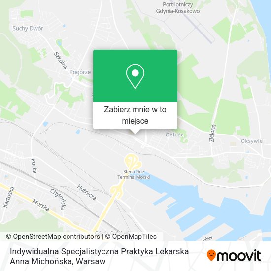 Mapa Indywidualna Specjalistyczna Praktyka Lekarska Anna Michońska