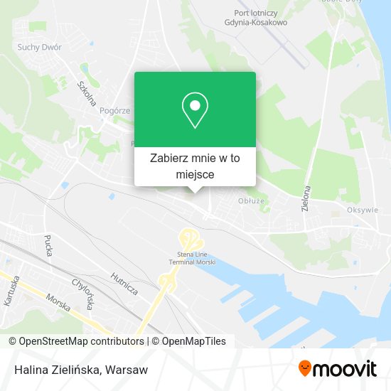 Mapa Halina Zielińska