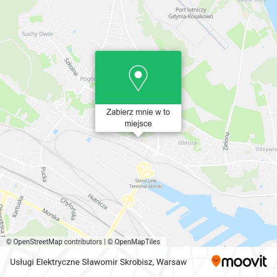 Mapa Usługi Elektryczne Sławomir Skrobisz