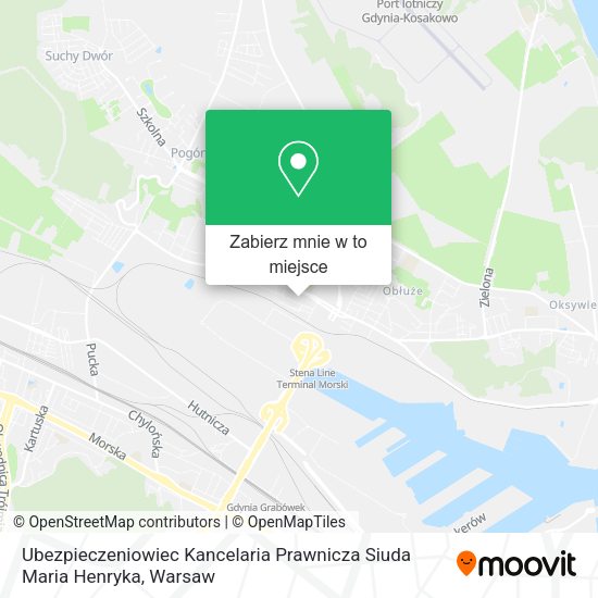 Mapa Ubezpieczeniowiec Kancelaria Prawnicza Siuda Maria Henryka