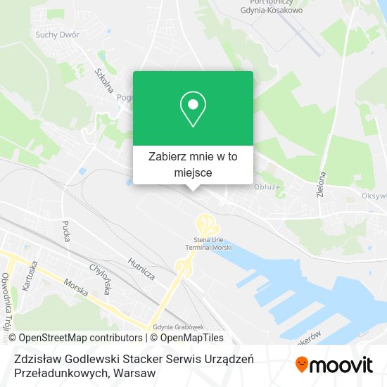 Mapa Zdzisław Godlewski Stacker Serwis Urządzeń Przeładunkowych