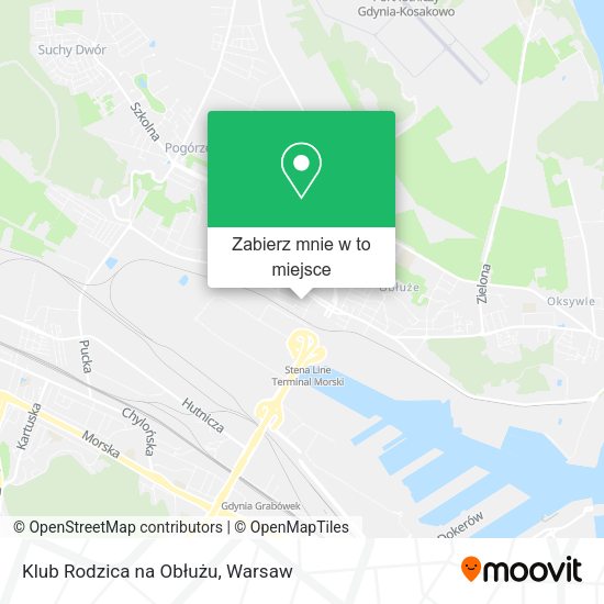 Mapa Klub Rodzica na Obłużu