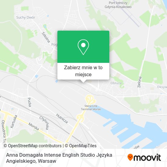 Mapa Anna Domagała Intense English Studio Języka Angielskiego