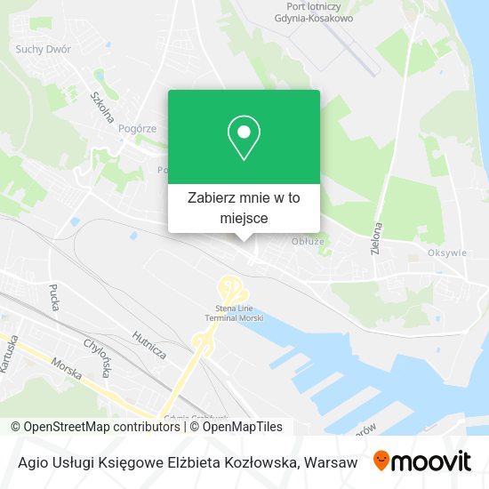 Mapa Agio Usługi Księgowe Elżbieta Kozłowska