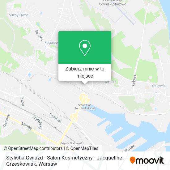 Mapa Stylistki Gwiazd - Salon Kosmetyczny - Jacqueline Grzeskowiak