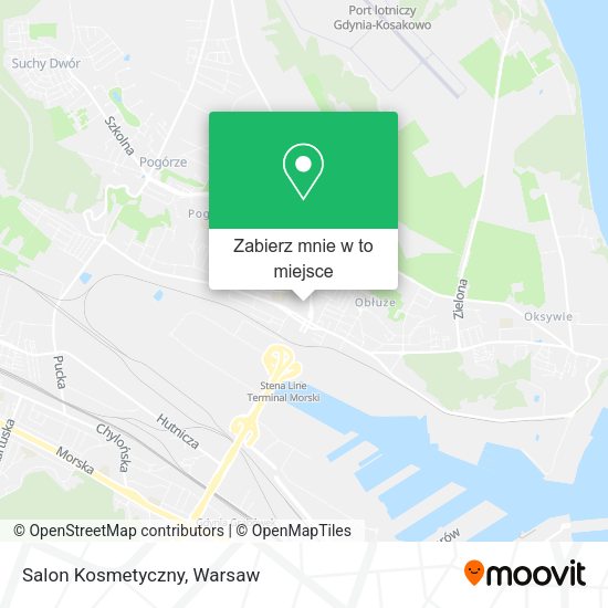 Mapa Salon Kosmetyczny