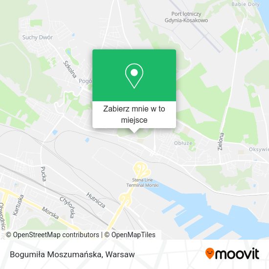 Mapa Bogumiła Moszumańska