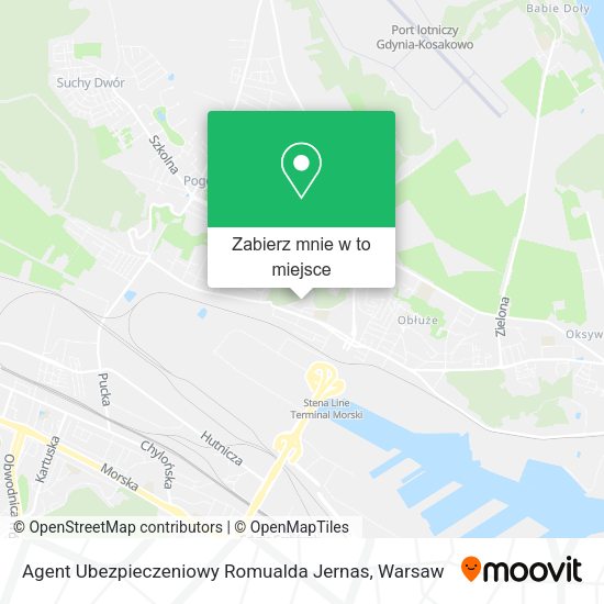 Mapa Agent Ubezpieczeniowy Romualda Jernas