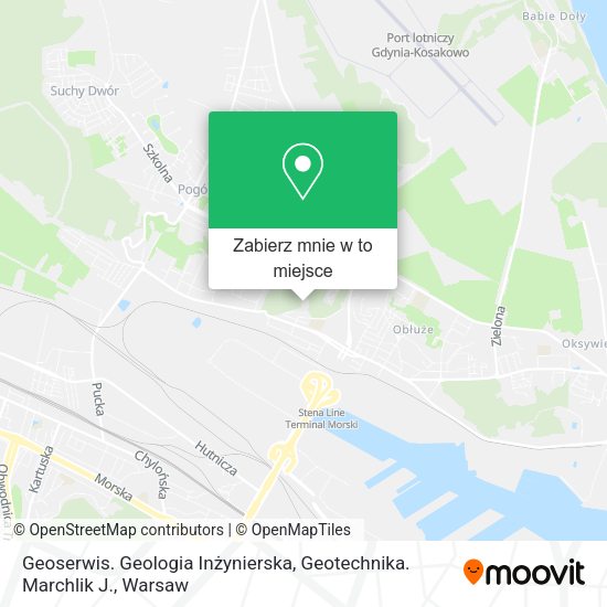 Mapa Geoserwis. Geologia Inżynierska, Geotechnika. Marchlik J.