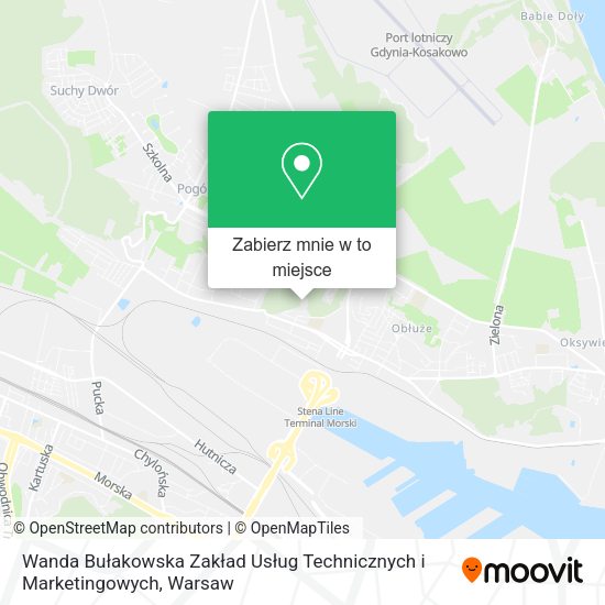 Mapa Wanda Bułakowska Zakład Usług Technicznych i Marketingowych