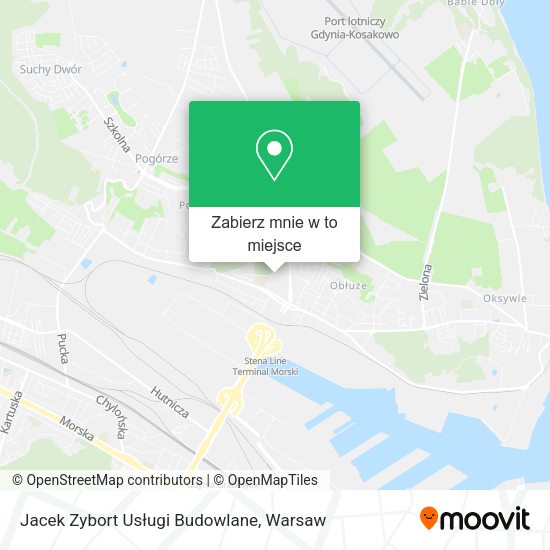 Mapa Jacek Zybort Usługi Budowlane