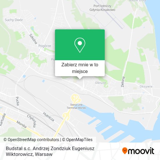 Mapa Budstal s.c. Andrzej Zondziuk Eugeniusz Wiktorowicz