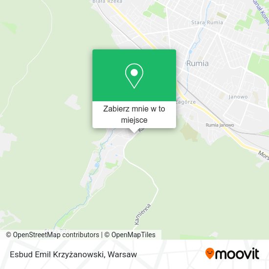 Mapa Esbud Emil Krzyżanowski