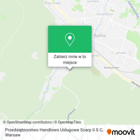 Mapa Przedsiębiorstwo Handlowo Usługowe Scarp II S C