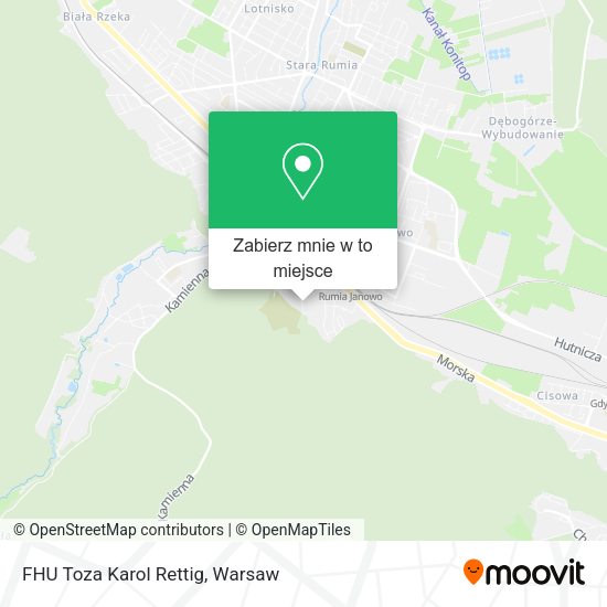 Mapa FHU Toza Karol Rettig