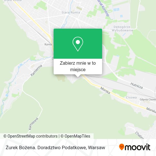 Mapa Żurek Bożena. Doradztwo Podatkowe