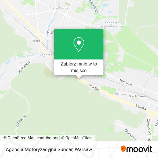 Mapa Agencja Motoryzacyjna Suncar