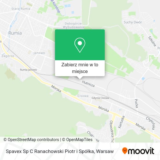 Mapa Spavex Sp C Ranachowski Piotr i Spółka