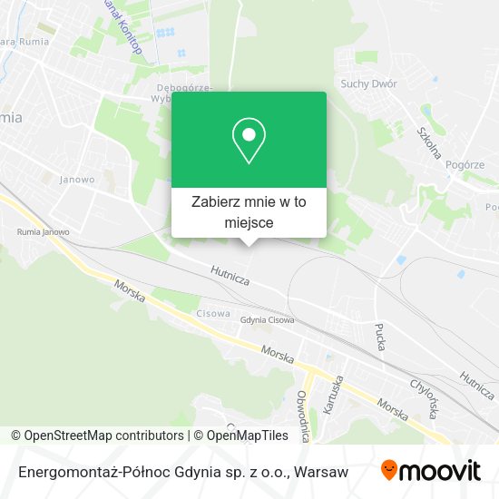 Mapa Energomontaż-Północ Gdynia sp. z o.o.