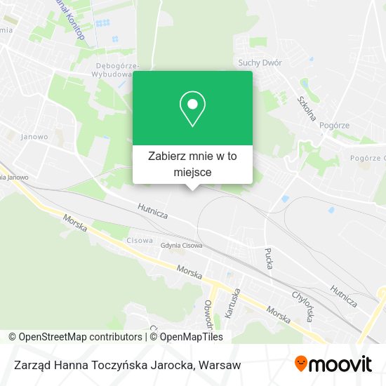 Mapa Zarząd Hanna Toczyńska Jarocka