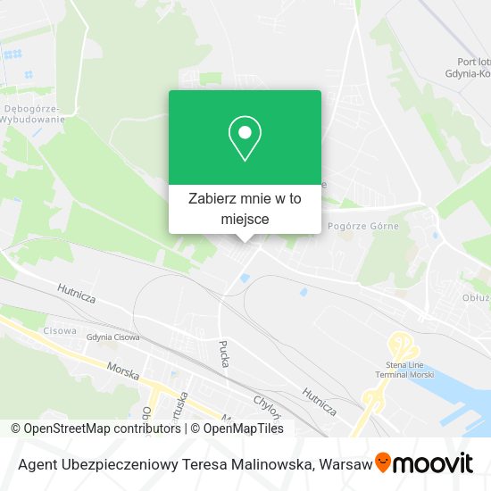 Mapa Agent Ubezpieczeniowy Teresa Malinowska