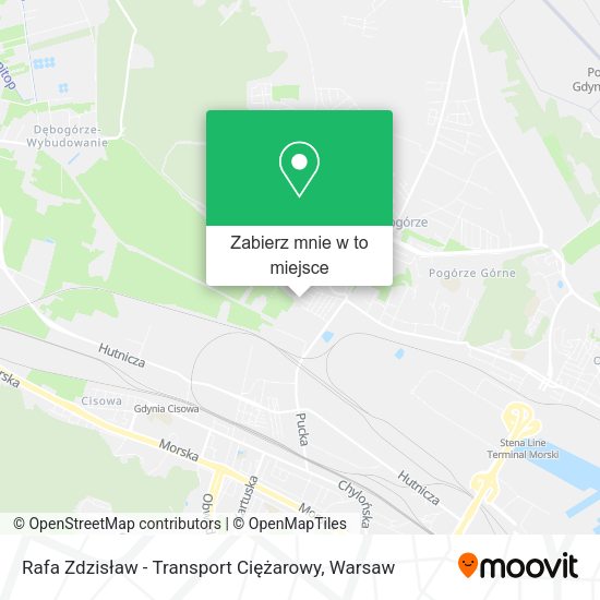 Mapa Rafa Zdzisław - Transport Ciężarowy