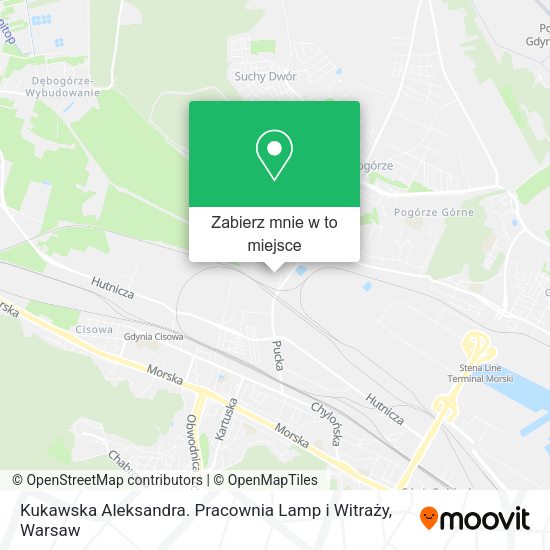 Mapa Kukawska Aleksandra. Pracownia Lamp i Witraży