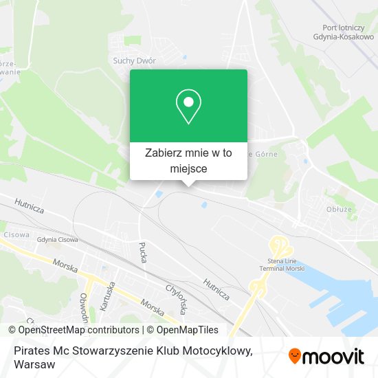 Mapa Pirates Mc Stowarzyszenie Klub Motocyklowy