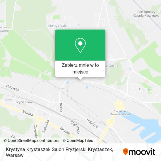 Mapa Krystyna Krystaszek Salon Fryzjerski Krystaszek