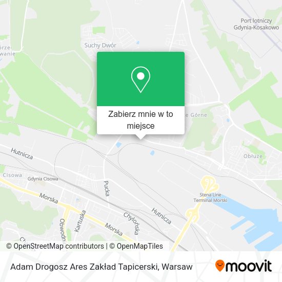 Mapa Adam Drogosz Ares Zakład Tapicerski