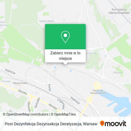 Mapa Pest Dezynfekcja Dezynsekcja Deratyzacja