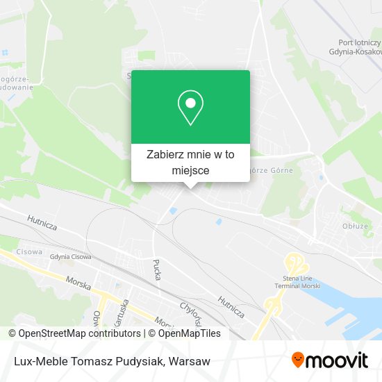 Mapa Lux-Meble Tomasz Pudysiak