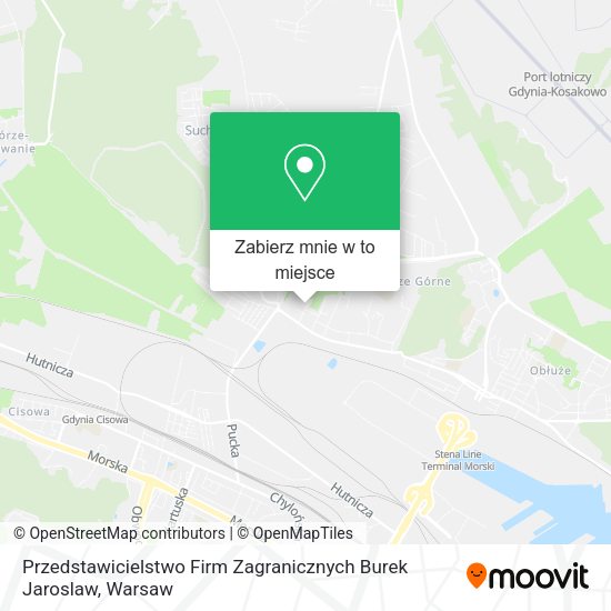 Mapa Przedstawicielstwo Firm Zagranicznych Burek Jaroslaw