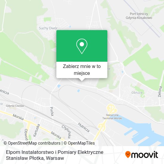 Mapa Elpom Instalatorstwo i Pomiary Elektryczne Stanisław Płotka