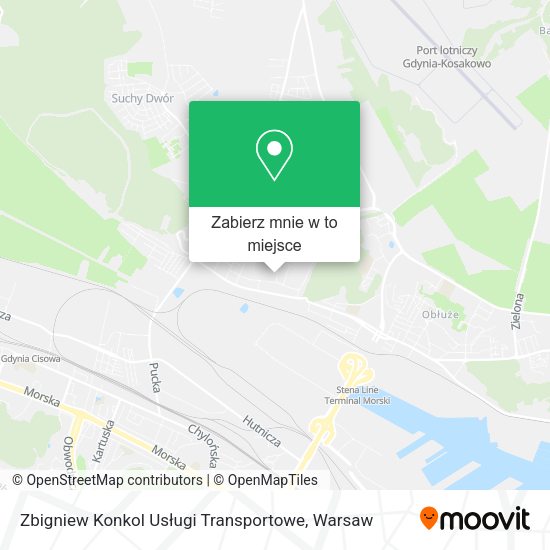 Mapa Zbigniew Konkol Usługi Transportowe