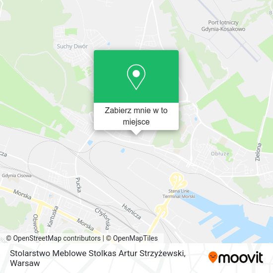 Mapa Stolarstwo Meblowe Stolkas Artur Strzyżewski