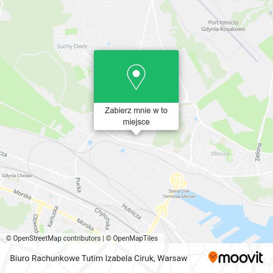 Mapa Biuro Rachunkowe Tutim Izabela Ciruk