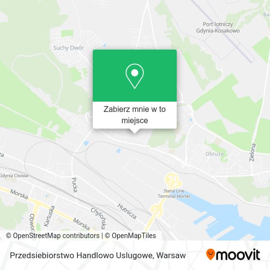 Mapa Przedsiebiorstwo Handlowo Uslugowe