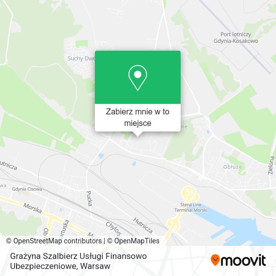 Mapa Grażyna Szalbierz Usługi Finansowo Ubezpieczeniowe