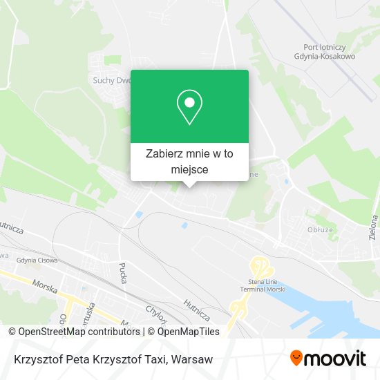 Mapa Krzysztof Peta Krzysztof Taxi