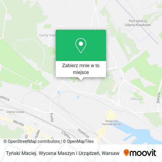 Mapa Tyński Maciej. Wycena Maszyn i Urządzeń