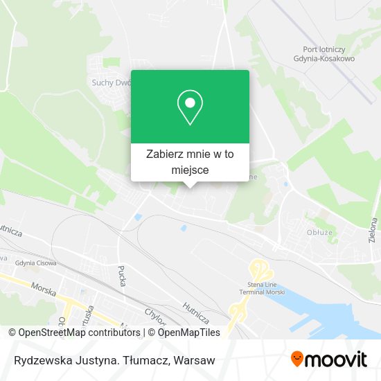 Mapa Rydzewska Justyna. Tłumacz