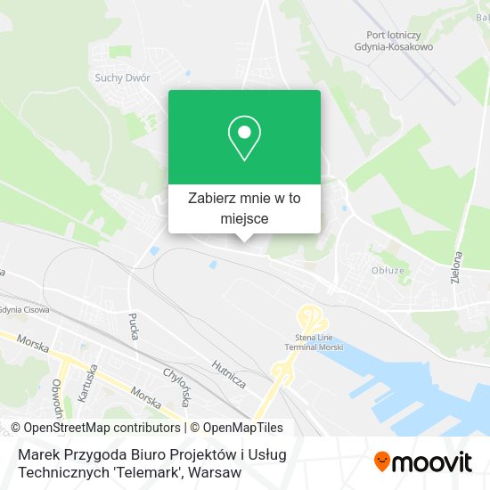 Mapa Marek Przygoda Biuro Projektów i Usług Technicznych 'Telemark'