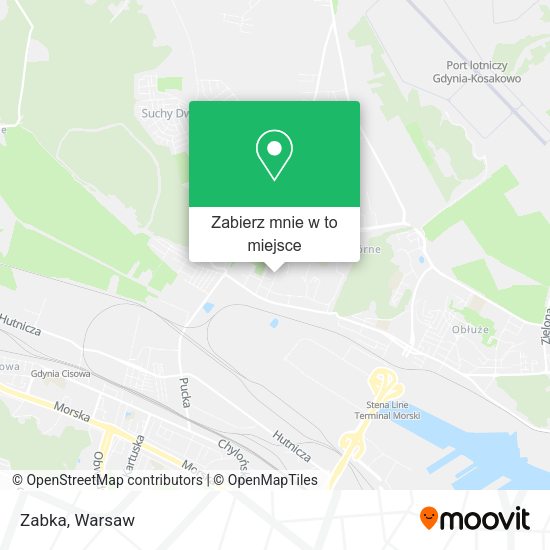 Mapa Zabka