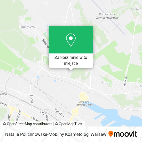 Mapa Natalia Polichnowska-Mobilny Kosmetolog