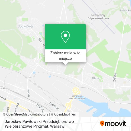 Mapa Jarosław Pawłowski Przedsiębiorstwo Wielobranżowe Pryzmat