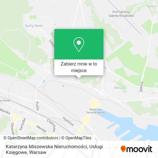 Mapa Katarzyna Miszewska Nieruchomości, Usługi Księgowe