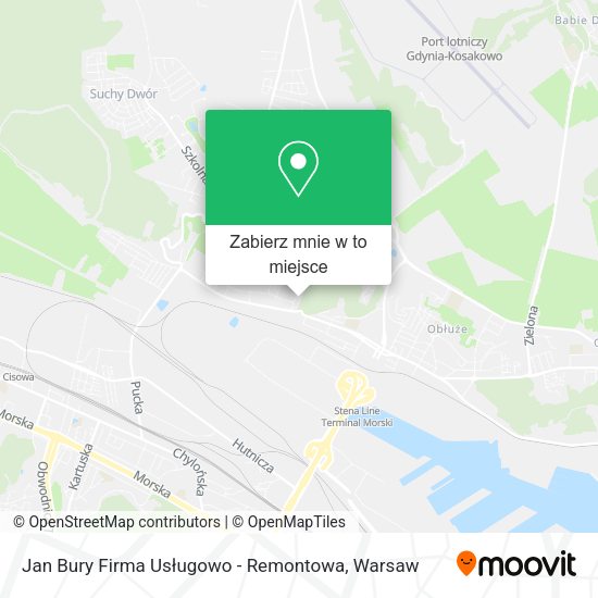 Mapa Jan Bury Firma Usługowo - Remontowa